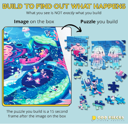 Odd Pieces Mystery Jigsaw Puzzles - Beyond The Kelp